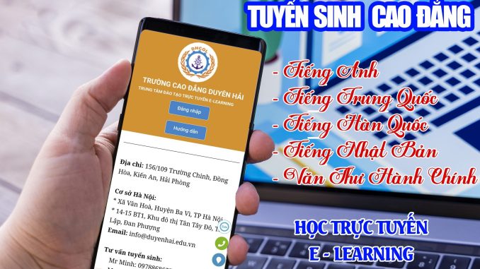 Học cao đẳng online toàn quốc Học cao đẳng online trên toàn quốc
